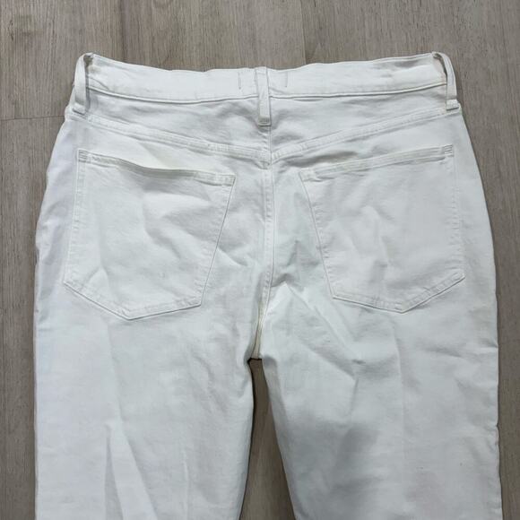 NWT Madewell The Petite Perfect Vintage Jean in Tile White NP557 Size 32P Petite - Picture 5 of 8